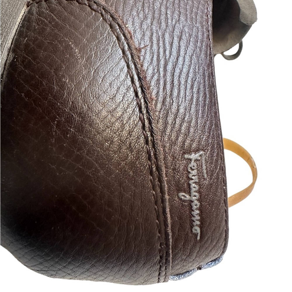 Salvador Ferragamo World Mens Soft Soled Leather Shoes Size 11 - Picture 6 of 16